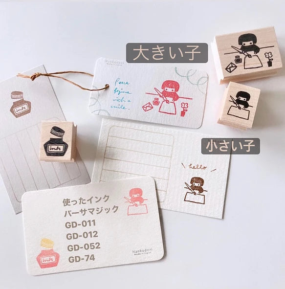 Hankodori はんこどり 0264 - Let's write a letter(Large)