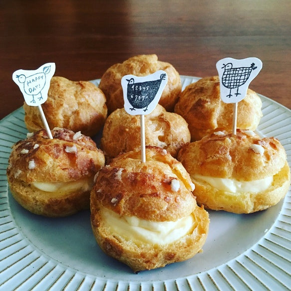 Hankodori はんこどり 0091- Bird (happy day!)