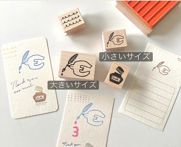 Hankodori はんこどり 0263 - Quill penand bird(Large)