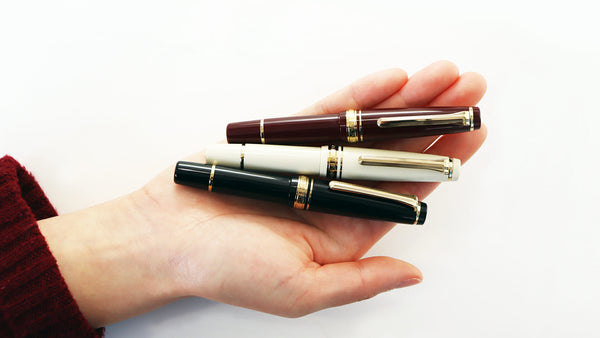 SAILOR Fountain Pen Professional Gear Slim Mini Gold Fountain Pen - Black - Fine(11-1303-220)