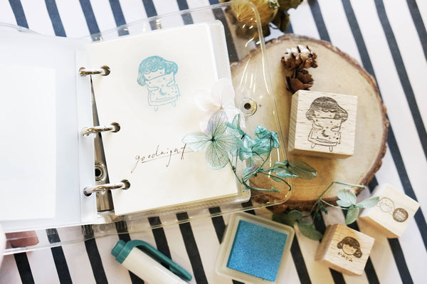 Black Milk Project KamiKami Stamps: KM02 - Goodnight (Night Sky Pillow)