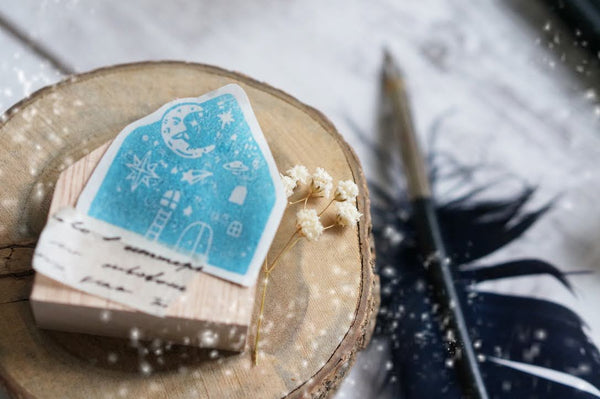 Black Milk Project Rubber Stamp - Home Series Night Sky BMP131