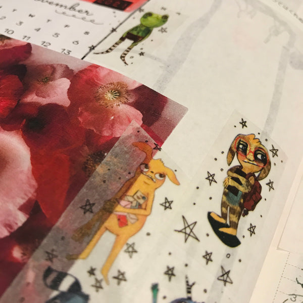 Courtney Diaz Little Raven Ink Washi Tape collaboration