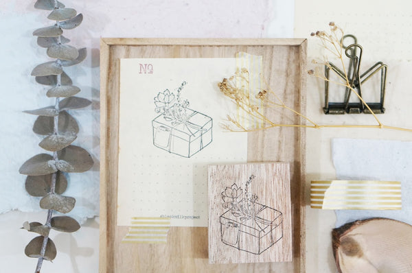 Black Milk Project Rubber Stamp BMP038 - Love Gift