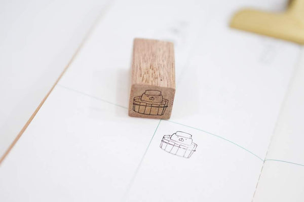 Black Milk Project Rubber Stamps: JM02 - Mini Kuma Onsen