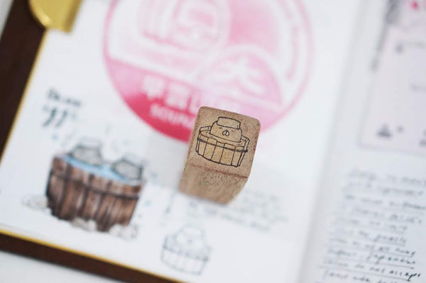 Black Milk Project Rubber Stamps: JM02 - Mini Kuma Onsen