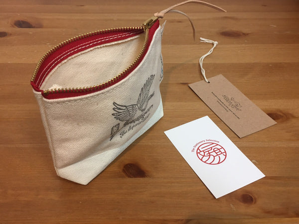 The Superior Labor - White Crane Pouch | Original & Limited Edition
