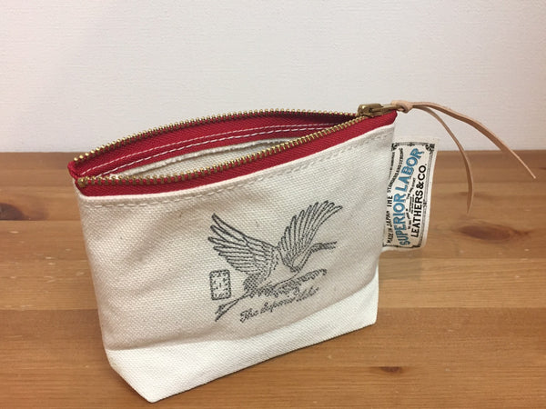 The Superior Labor - White Crane Pouch | Original & Limited Edition
