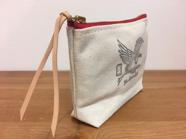 The Superior Labor - White Crane Pouch | Original & Limited Edition
