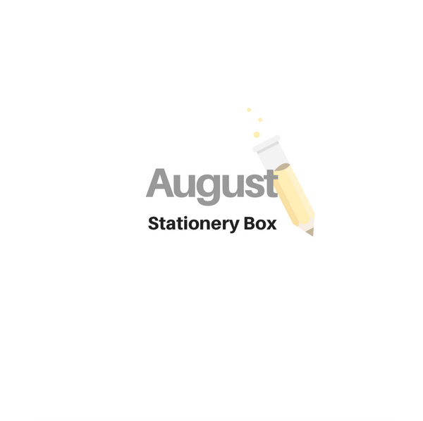 August 2021 Stationery Box *Not Subscription*