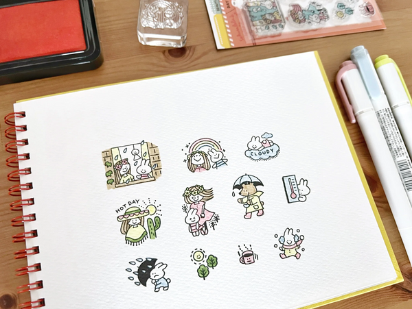 Sakuralala - 365 : Beautiful Days | Clear Stamp Set