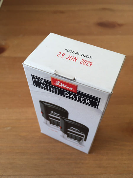 Mini Dater Self-inking Stamp