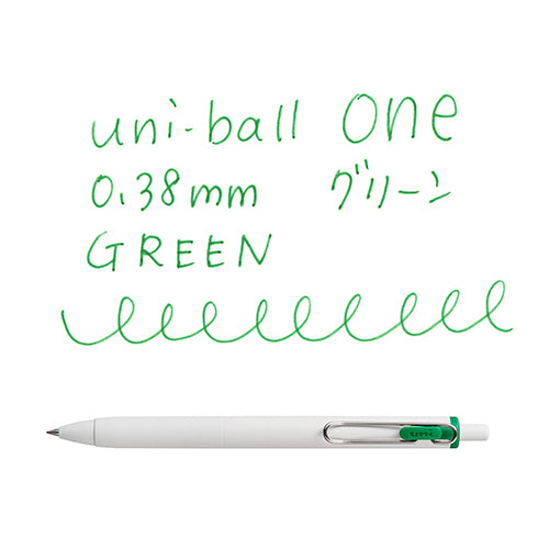 Mitsubishi Uni-ball One Gel Ink 0.38mm, 8 Color Set