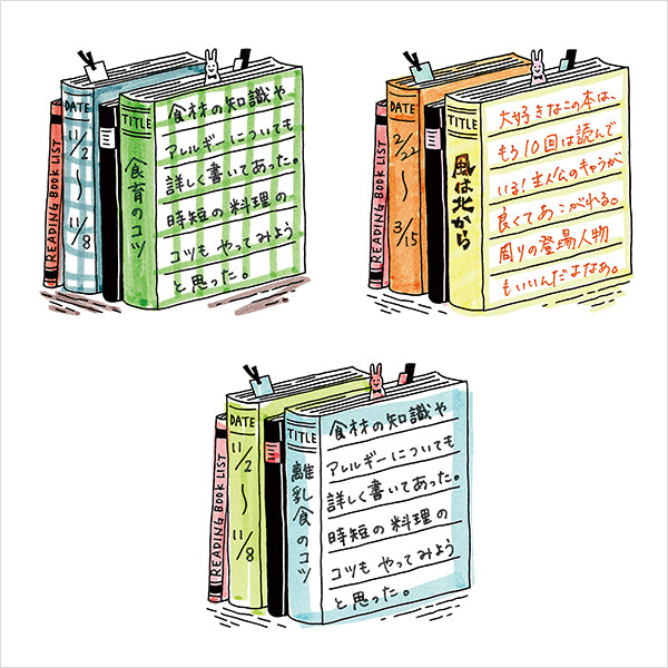 Midori Paintable Planner Stamp - 10 variants