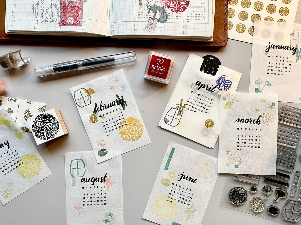 Creative Calendar Note Pages | Blog Post by Sanna