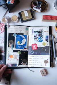 Creating a Tea Journal | Using Kyoto Ed. Traveler's Notebook | Video post by Connie