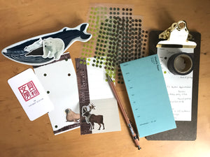 January's Stationery Box Items