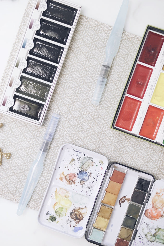 My Essentials for Watercolouring | Blog Post by Kenry