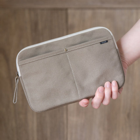 A6 Size Canvas Utility Pouch by Yuyake | Made in Japan