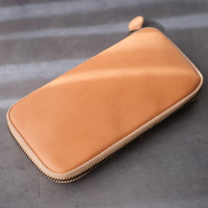 Leather Zip Pen Case by &Liebe Made in Japan Tochigi Leather