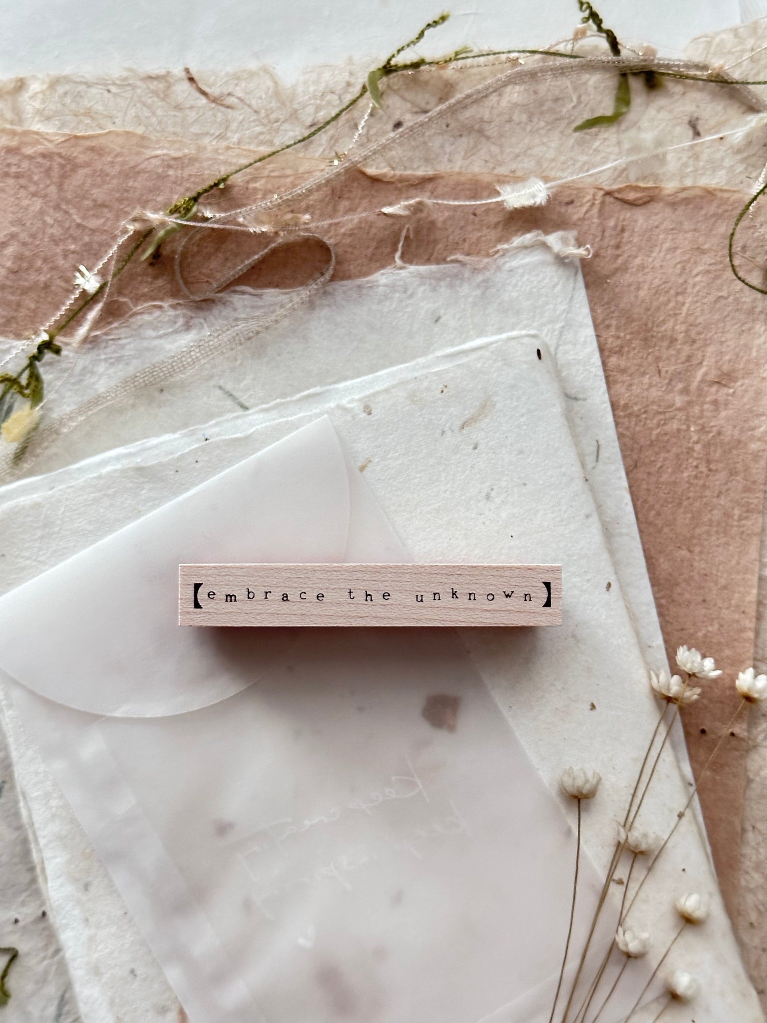 Tiny Things - Simple Words Rubber Stamp Series - Nove Production