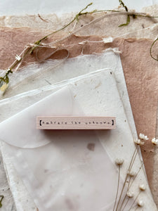 Tiny Things - Simple Words Rubber Stamp Series - Nove Production