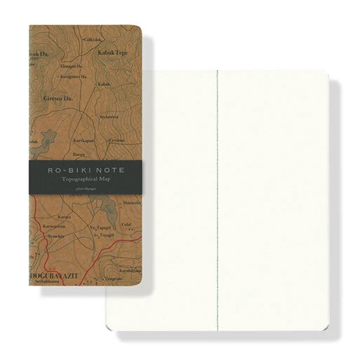 RO-BIKI NOTE MAP SERIES - Topographical Map | Yamamoto Paper