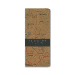 RO-BIKI NOTE MAP SERIES - Topographical Map | Yamamoto Paper