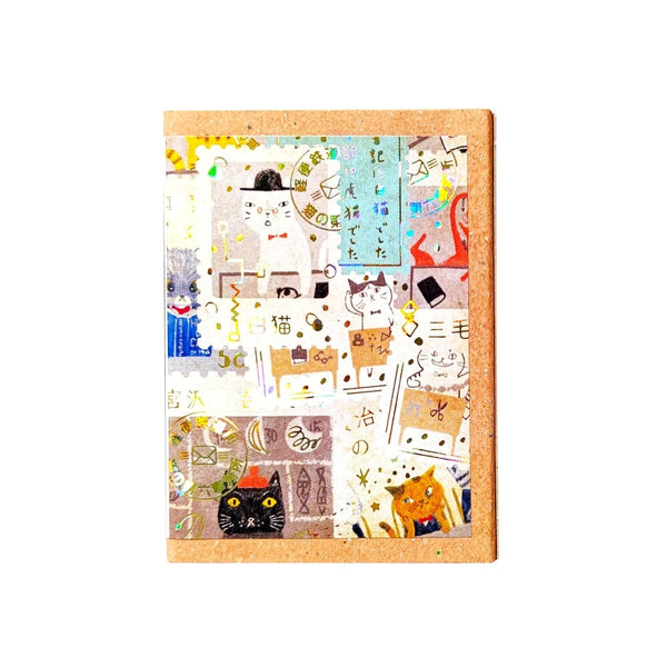 Shinzi Katoh Sticker Flakes - Cat office