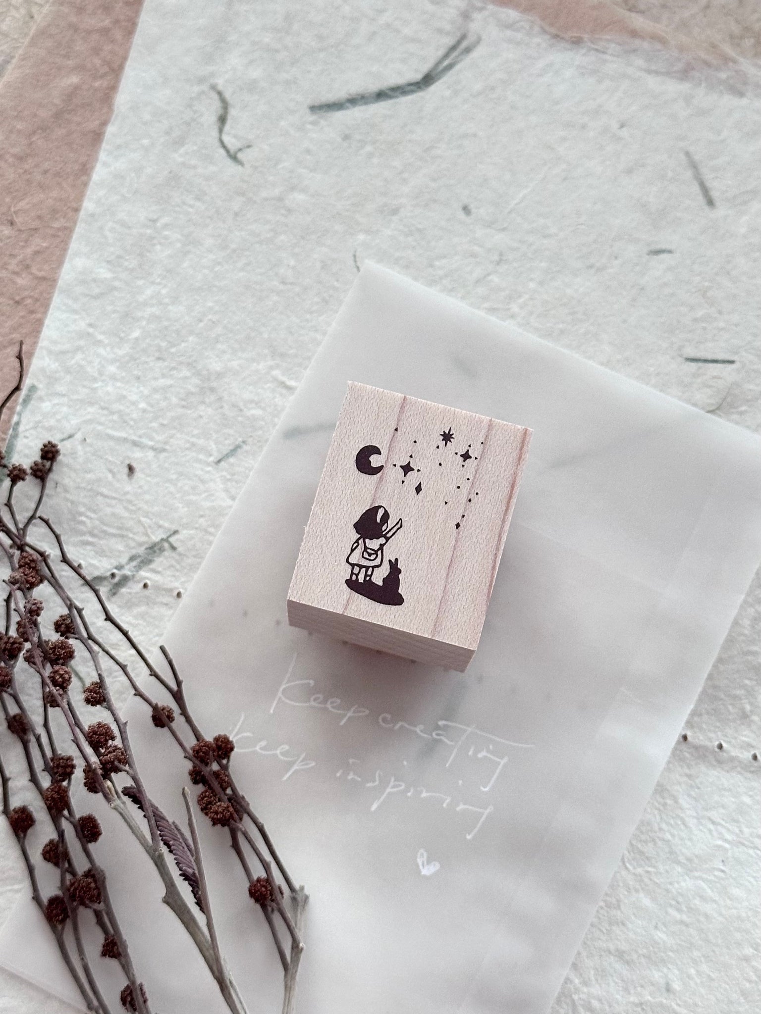 Little Ordinary People Rubber Stamp Series - Nove Production