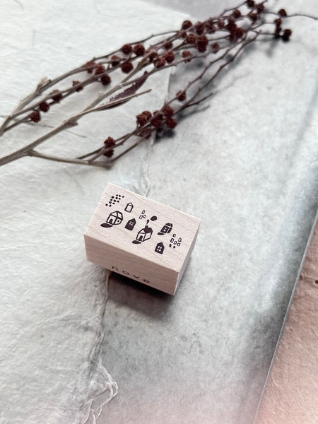 Little Ordinary People Rubber Stamp Series - Nove Production