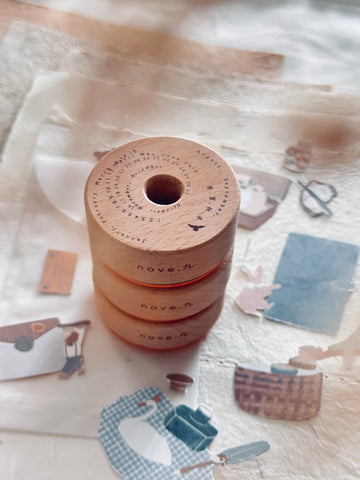 A. Round .03 Rubber Stamps  - Nove Production [3 variations]