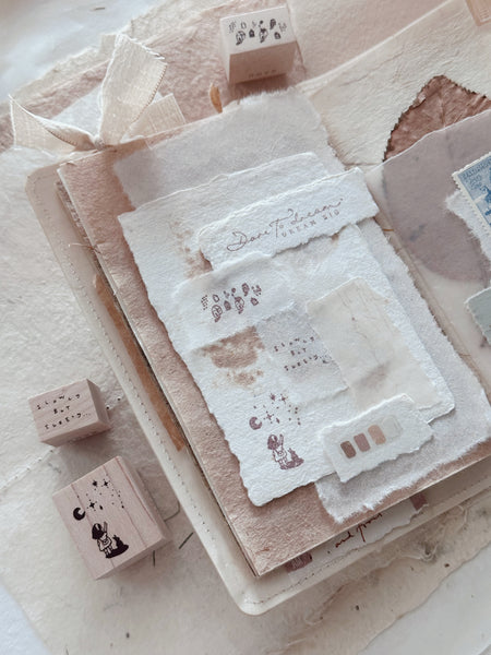 Little Ordinary People Rubber Stamp Series - Nove Production