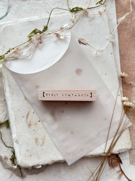 Tiny Things - Simple Words Rubber Stamp Series - Nove Production