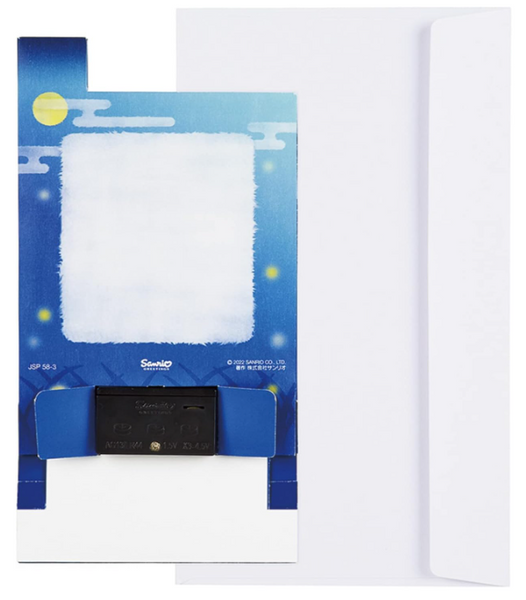 Sanrio Pop-Up Greeting Card - Summer Festival: Fireflies in the night sky - Melody Card with Lights and Music  ⑩