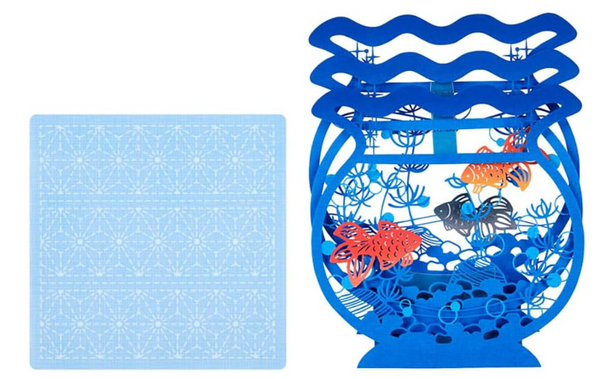 Sanrio Pop-Up Greeting Card - Kingyo Goldfish Bowl Laser cut ⑫