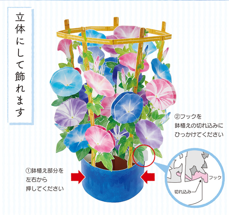 Sanrio Pop-Up Greeting Card - Potted Morning Glory ⑬ – The