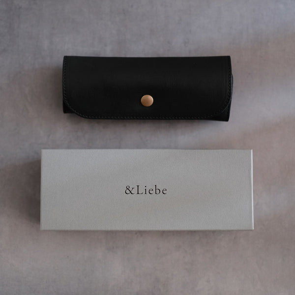Leather Roll Pen Case by &Liebe Made in Japan Tochigi Leather