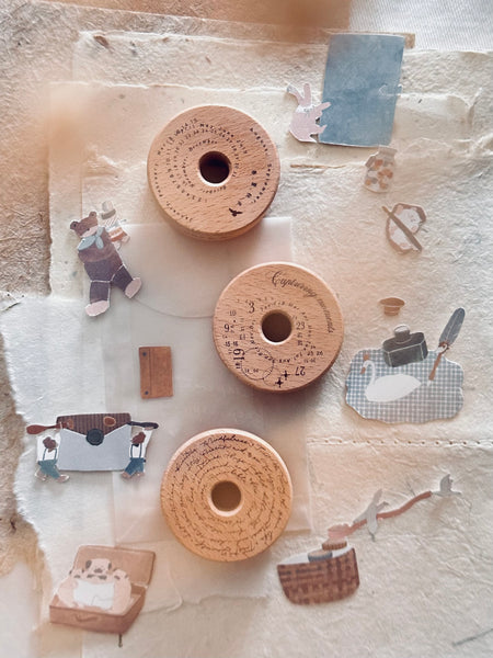 A. Round .03 Rubber Stamps  - Nove Production [3 variations]