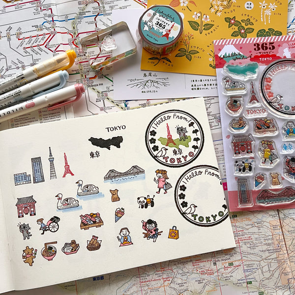 Sakuralala - 365 : Tokyo | Clear Stamp Set