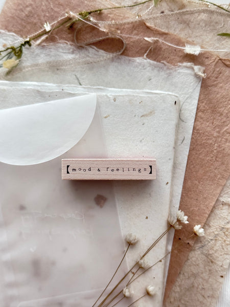 Tiny Things - Simple Words Rubber Stamp Series - Nove Production
