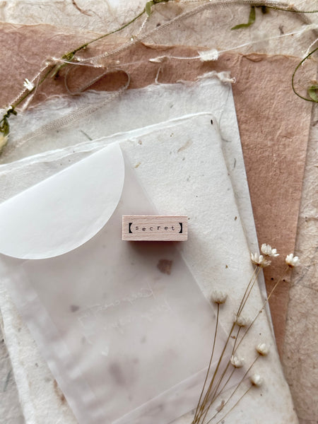 Tiny Things - Simple Words Rubber Stamp Series - Nove Production