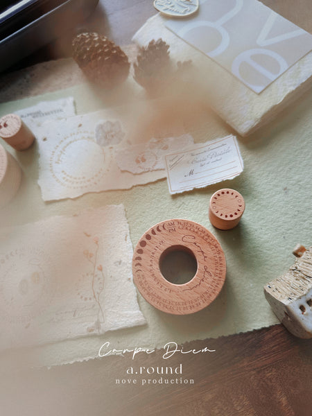 A. Round Rubber Stamps  - Nove Production [2 variations]