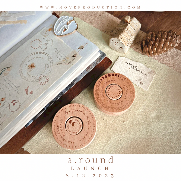 A. Round Rubber Stamps  - Nove Production [2 variations]