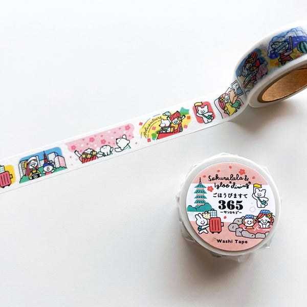Sakuralala Gohobi Maste 365 Washi Tape: Adventure - Tokyo
