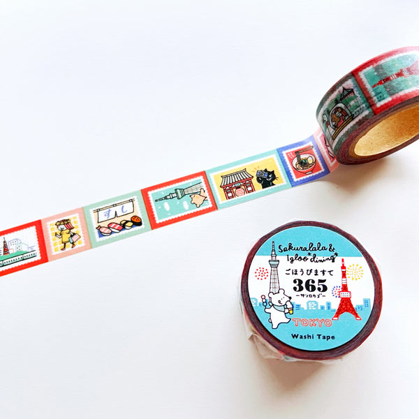 Sakuralala Gohobi Maste 365 Washi Tape: Adventure - Tokyo