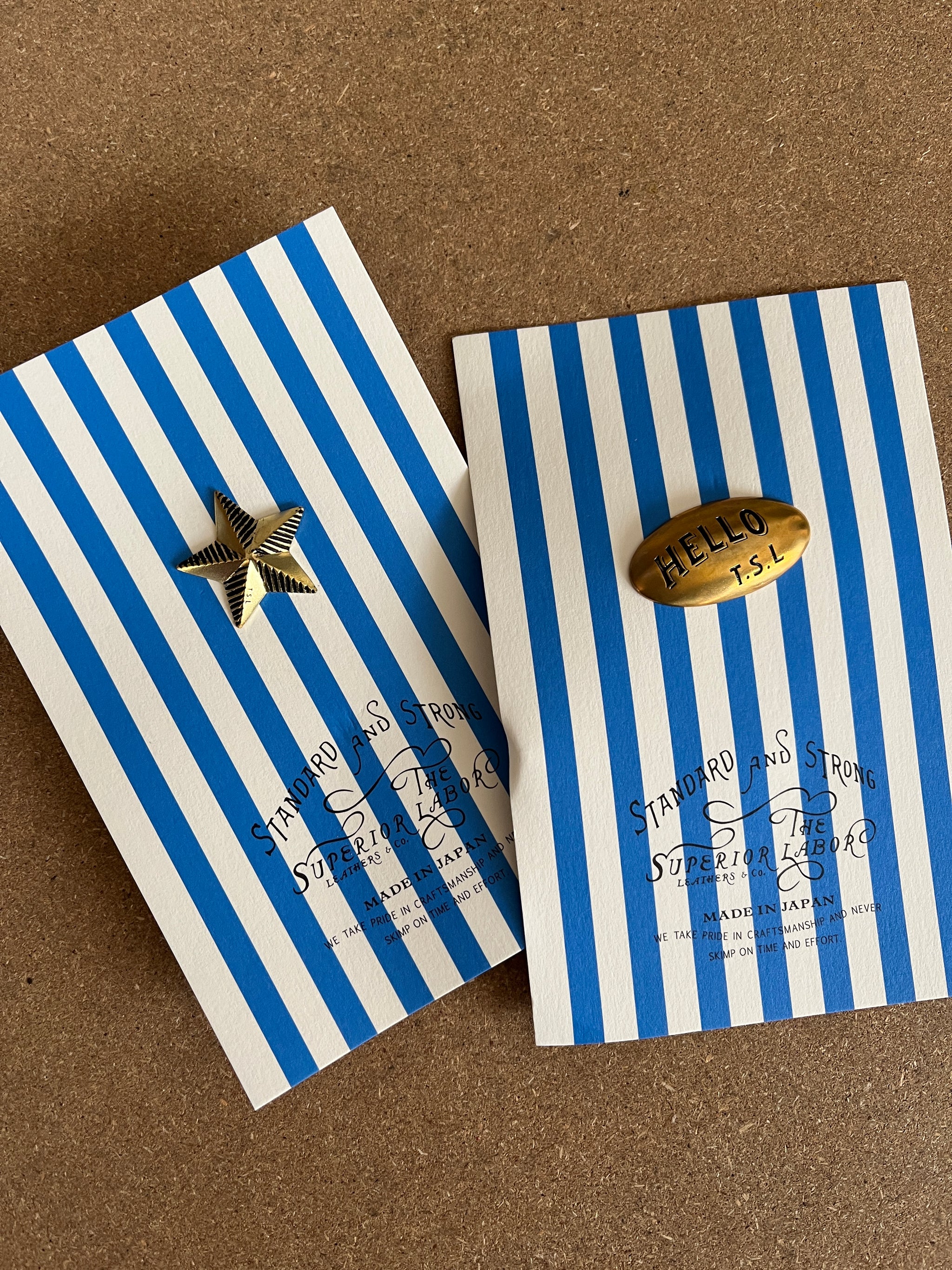 The Superior Labor Brass Pins – The Stationery Selection