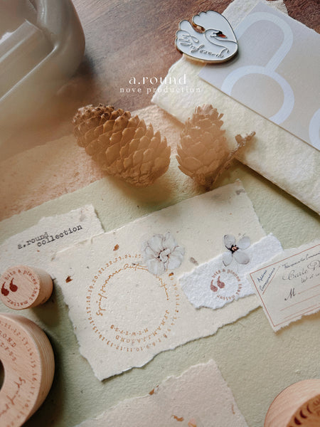 A. Round Rubber Stamps  - Nove Production [2 variations]
