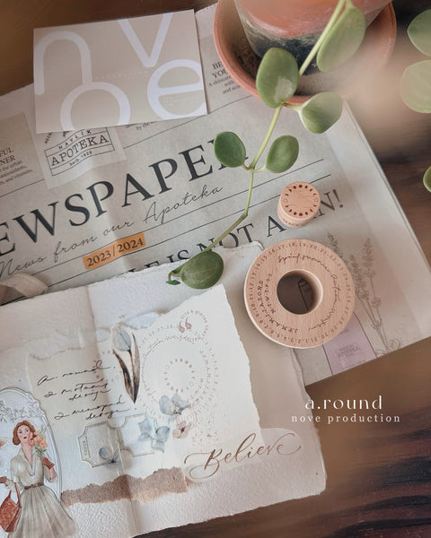 A. Round Rubber Stamps  - Nove Production [2 variations]