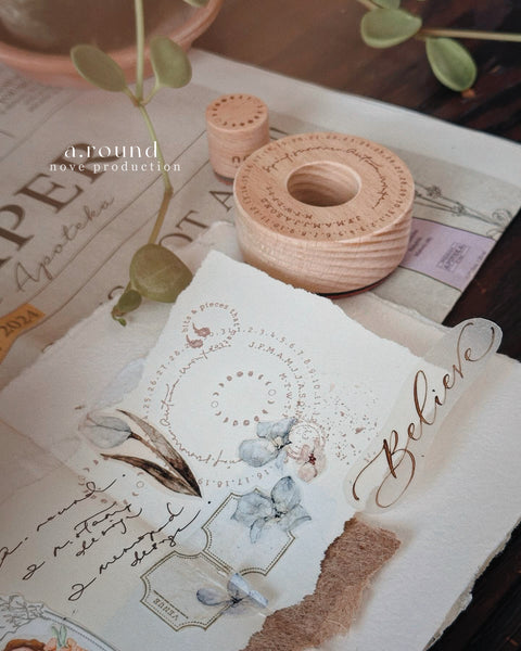 A. Round Rubber Stamps  - Nove Production [2 variations]